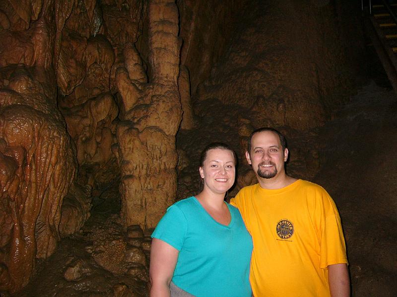 Andrea and Dennis in Drapery Room.JPG